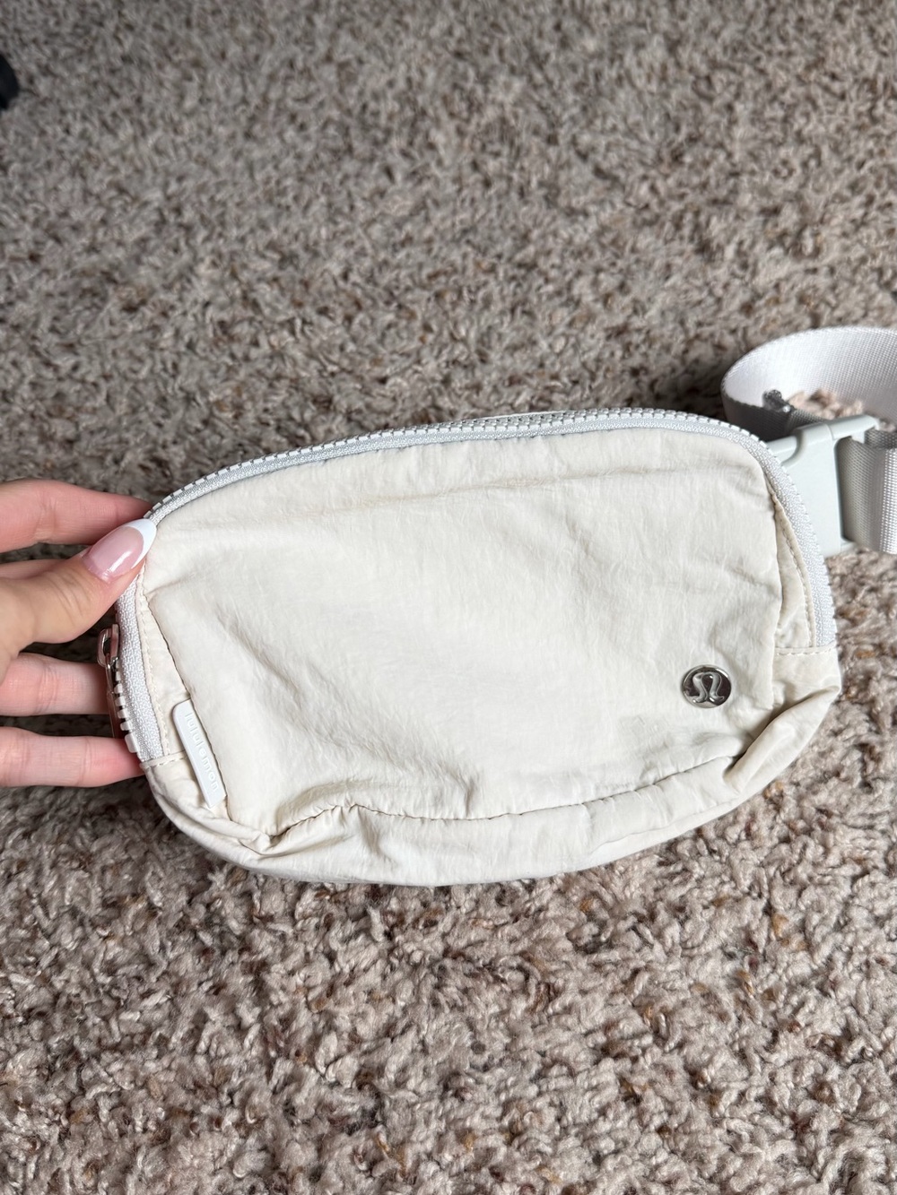 Lululemon White Opal Belt Bag